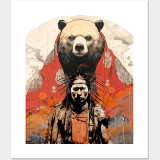National Native American Heritage Month: The Bear Spirit Animal Posters and Art